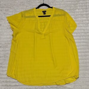 Torrid Bright Yellow Blouse